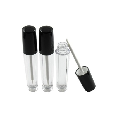 moq 1000pcs 6ml Lip gloss bottle lip gloss container empty package with hair brush tip applicator